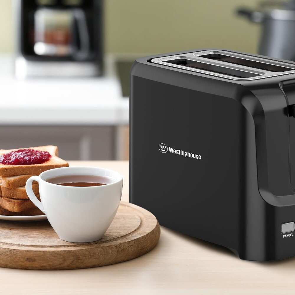 Westinghouse 2 Slice Toaster, Black